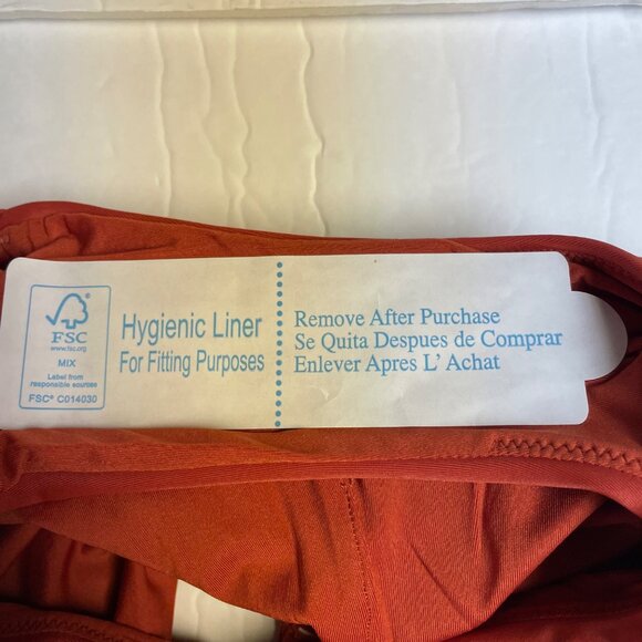 Andie The Luzon One Piece Swimsuit Red Orange Chili Pepper Sz LG - Picture 4 of 8